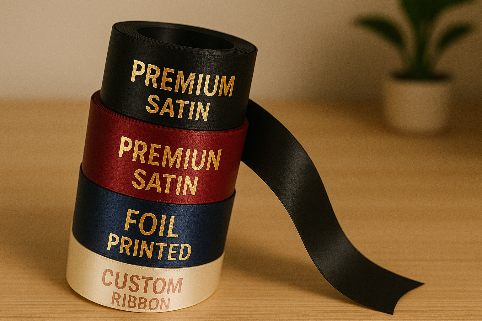 Premium Satin Printed Ribbons - Image 2